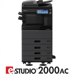 Hình máy photocopy màu toshiba 2000ac mà tích hợp bộ phận finisher