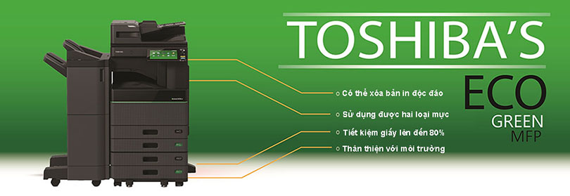 Máy photocopy Toshiba tái sử dụng giấy